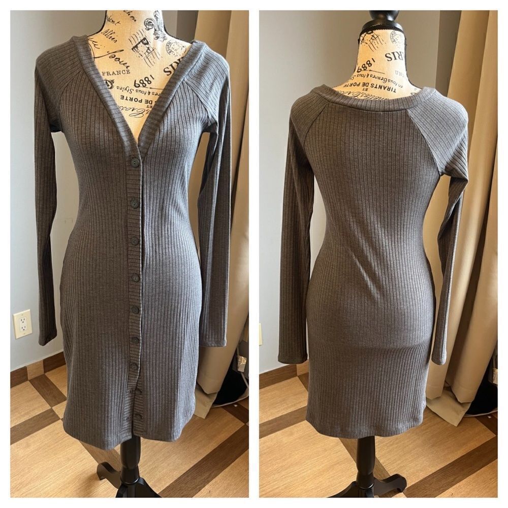 Wayf Knit Grey Dress
